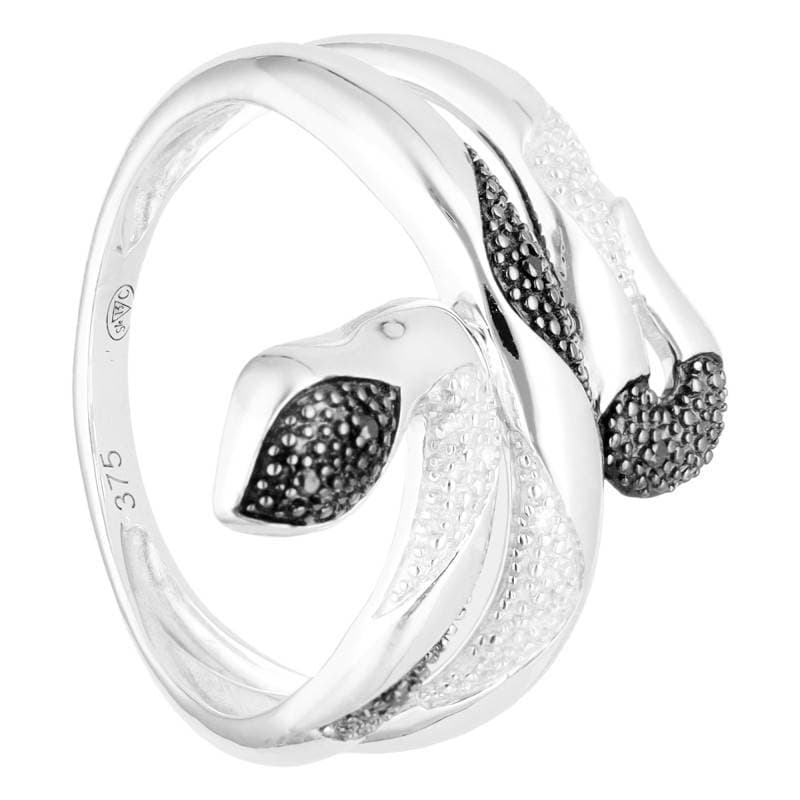Bague Serpent en Or Blanc