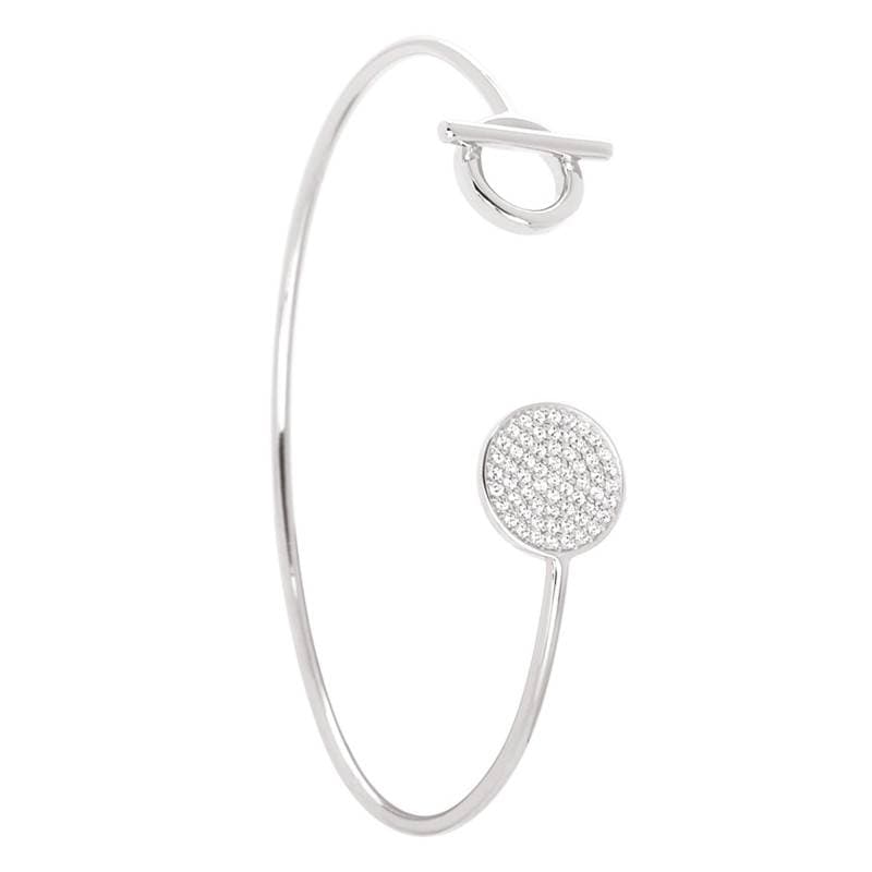 Bracelet Jonc Ouvert Cercles